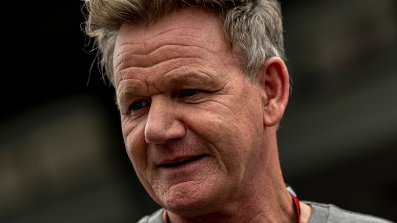 Gordon Ramsay posing at event