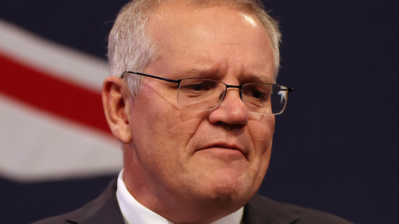 Scott Morrison looking concerned 