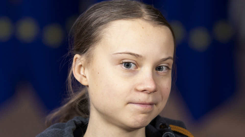 Greta Thunberg smiling