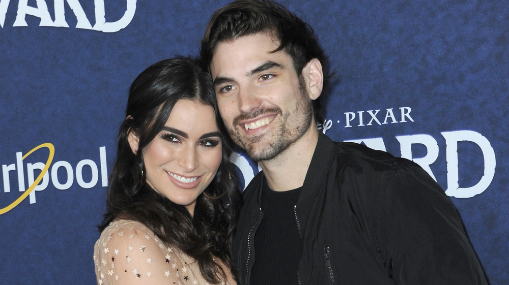 Ashley Iaconetti and Jared Haibon on Pixar's "Onward" premiere red carpet