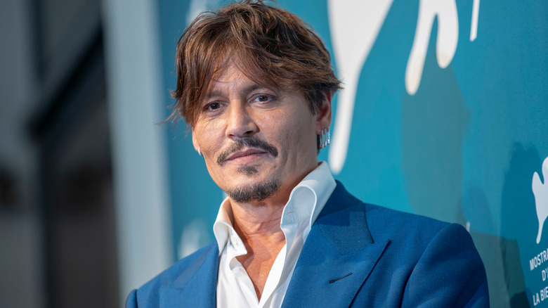 Johnny Depp at "Waiting for the Barbarians" photocall in 2019