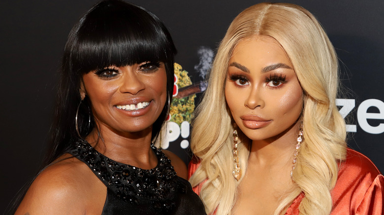 Tokyo Toni (L) and Blac Chyna attend "Tokyo Toni's Finding Love ASAP" Los Angeles premiere