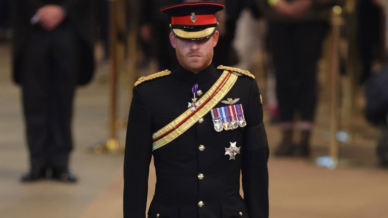 Prince Harry in military uniform