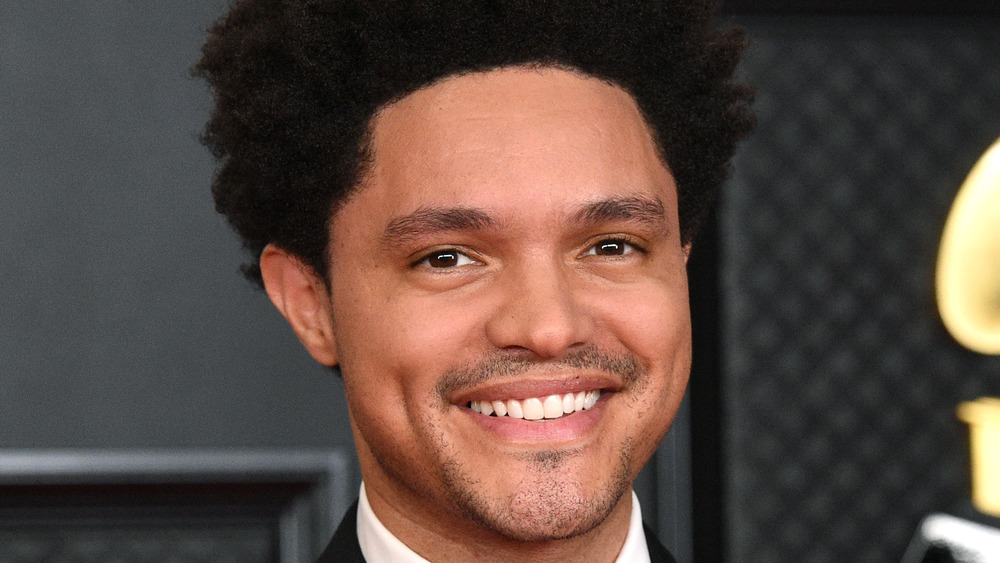 Trevor Noah on the Grammys red carpet