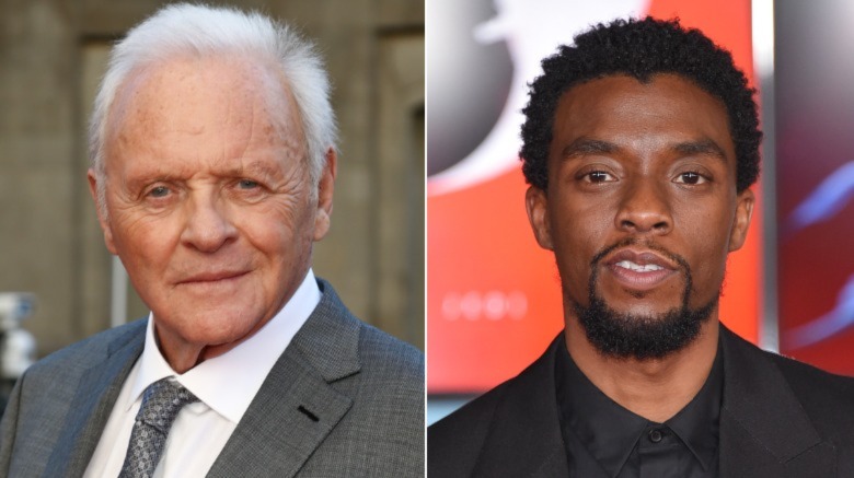 Anthony Hopkins and Chdwick Boseman