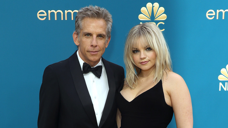 Ben Stiller and Ella Stiller on the red carpet