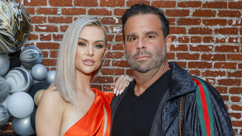 Lala Kent and Randall Emmett attending Give Them Lala Beauty party