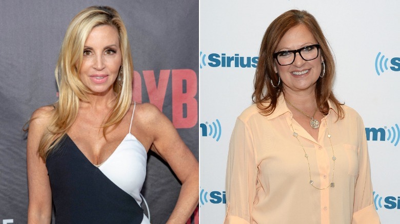 Camilla Grammer and Caroline Manzo side by side