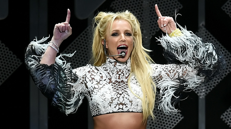 Britney Spears performing