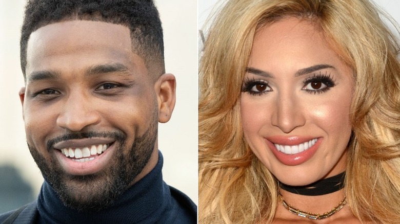 Farrah Abraham, Tristan Thompson posing