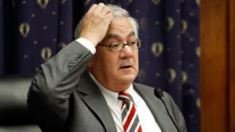 ​Barney Frank scratching head