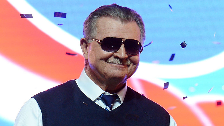 Mike Ditka grinning