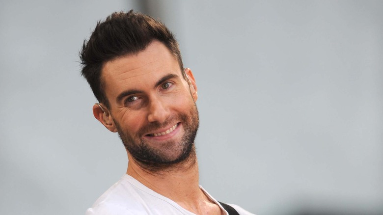 Adam Levine smiling