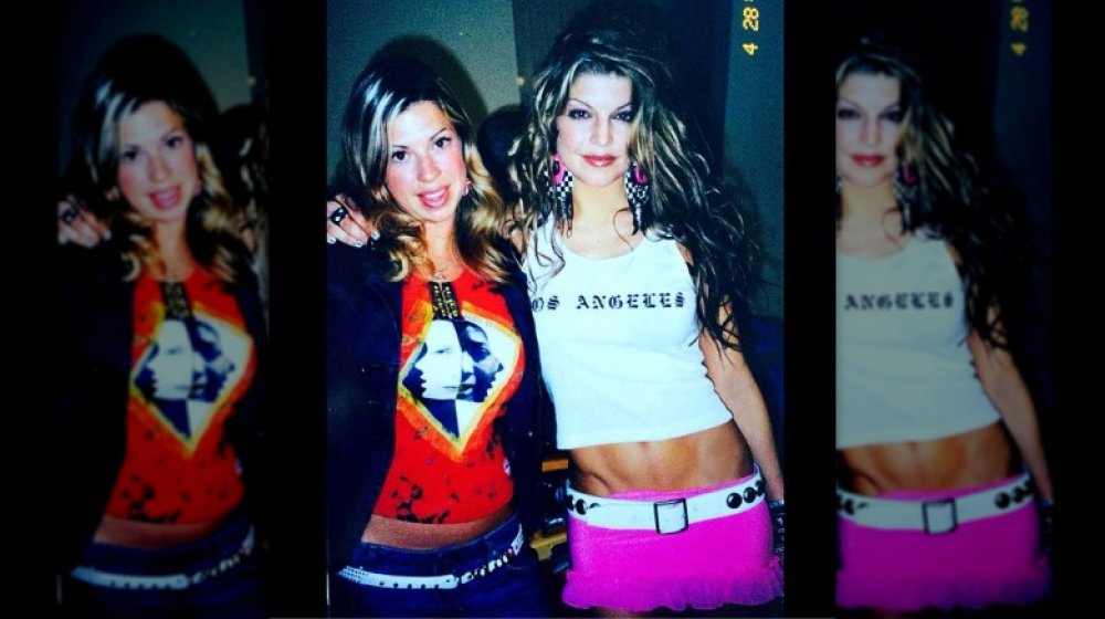 Dana and Stacy Ferguson throwback photo