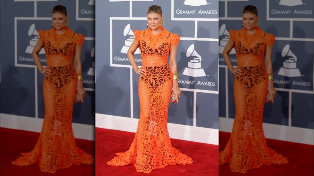 Fergie at the 2012 Grammy Awards