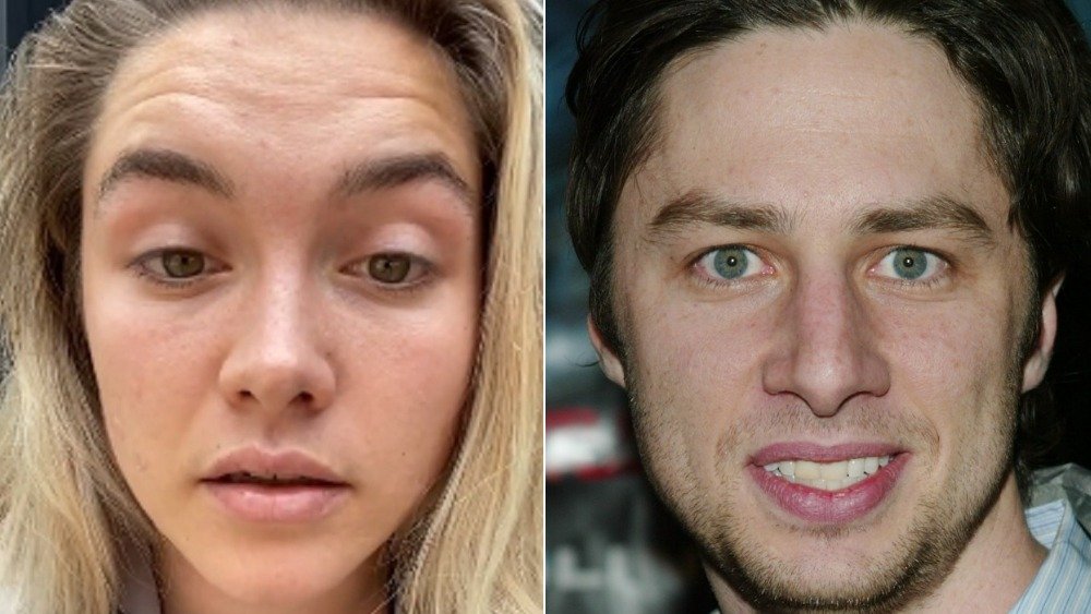 Florence Pugh and Zach Braff