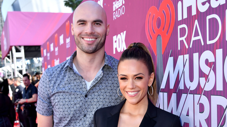 Mike Caussin and Jana Kramer at the iHeartRadio Music Awards