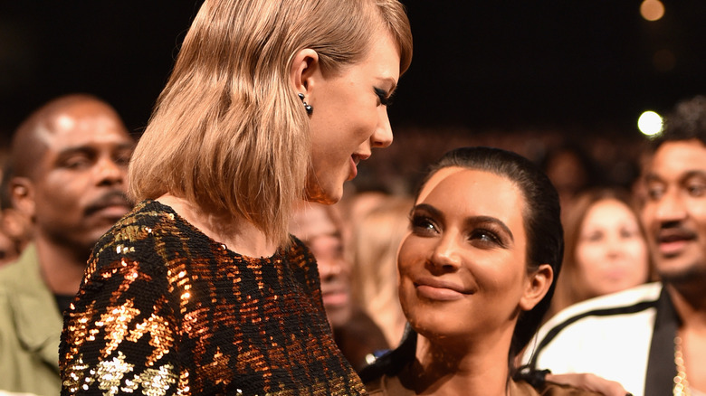 Kim Kardashian and Taylor Swift in 2015