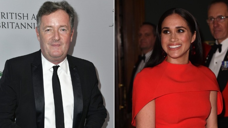 Piers Morgan and Meghan Markle