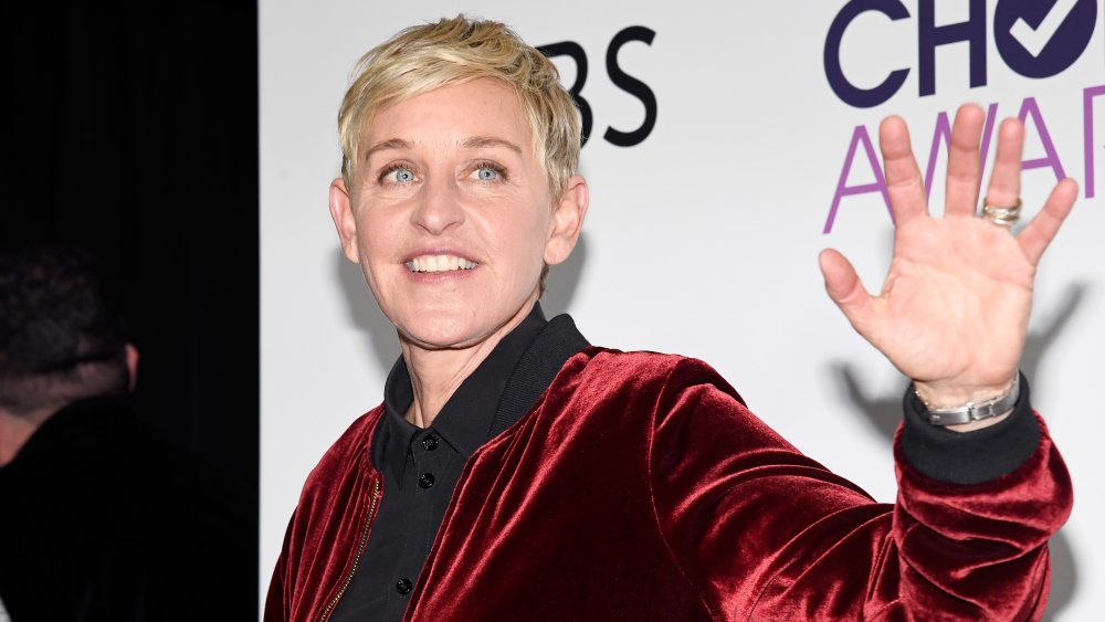 Ellen Degeneres, winner of mulitple awards, poses in the press room during the People's Choice Awards 2017