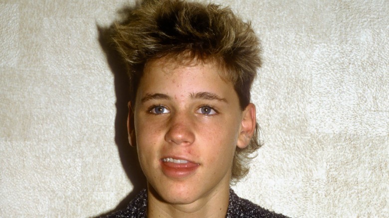 Corey Haim posing