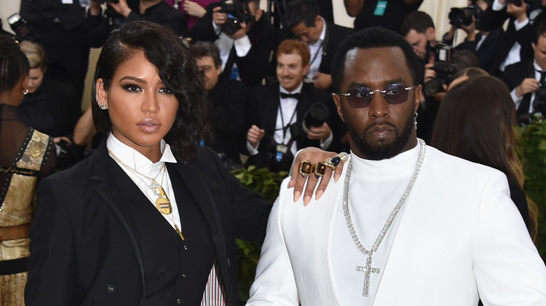 Sean "Diddy" Combs and Cassie at Met Gala