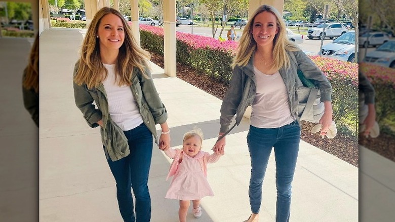 Kayleigh McEnany with her sister and daughter