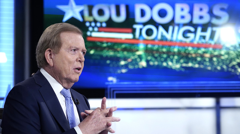 Lou Dobbs speaking on his show