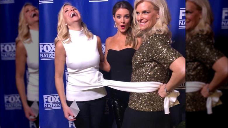 Ainsley Earhardt poses with fellow Fox News personalities at the 2019 Patriot Awards