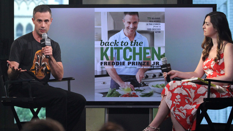 Freddie Prinze Jr. discussing his cookbook