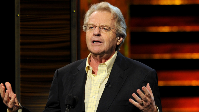 Jerry Springer talking