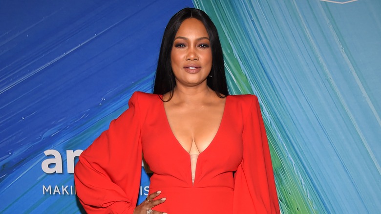 Garcelle Beauvais arriving for amfAR Gala Los Angeles 2021