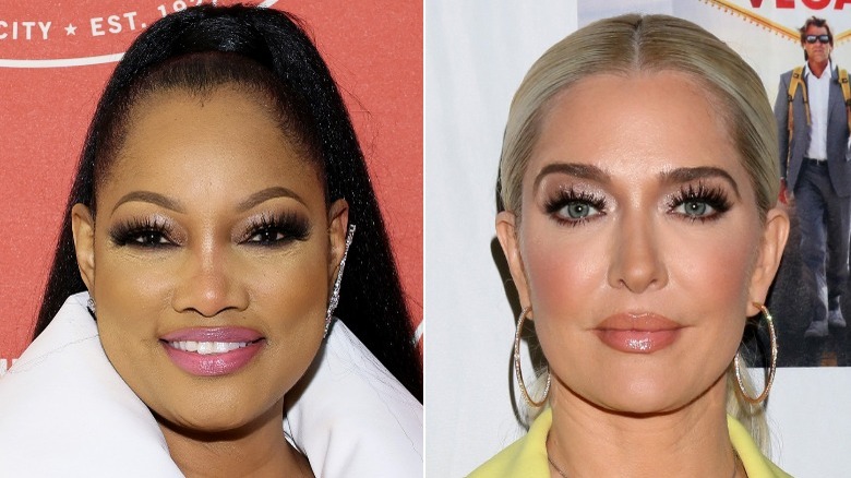 Garcelle Beauvais and Erika Jayne split image