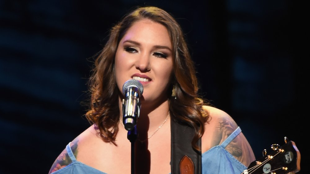 Allie Colleen performing at the Grand Ole Opry 