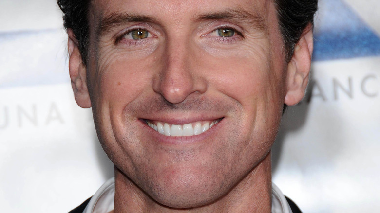 Gavin Newsom smiling