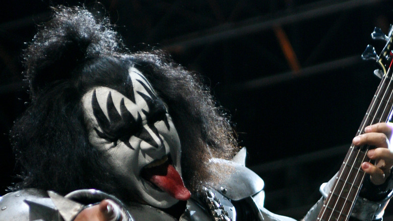 Gene Simmons performing in Australia in 2008