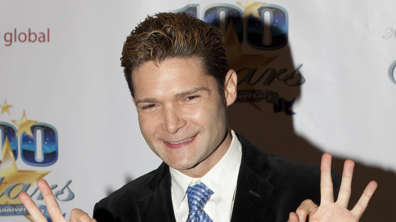 Corey Feldman black suit