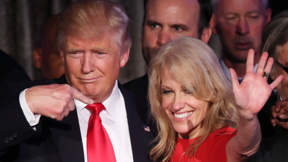 Donald Trump and Kellyanne Conway