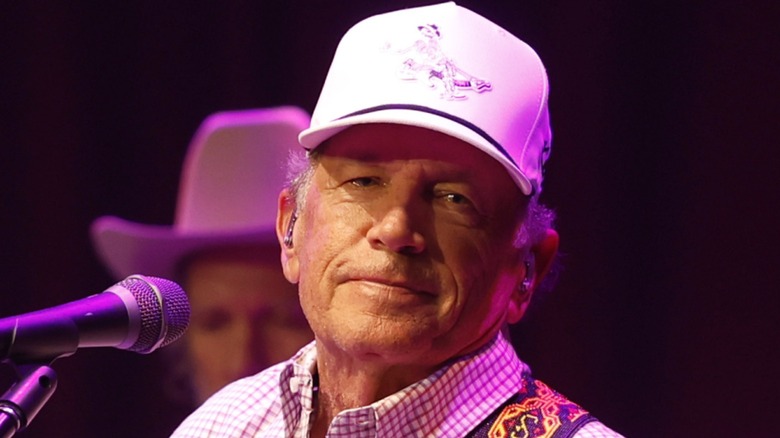 George Strait performs on stage at Brooklyn Bowl Nashville in 2023