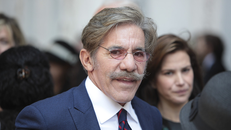 Geraldo Rivera walking