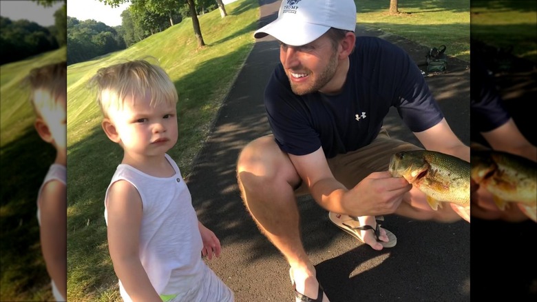 Eric 'Luke' Trump and his dad go fishing