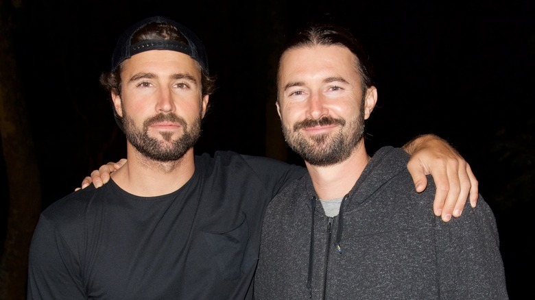 Brody and Brandon Jenner posing