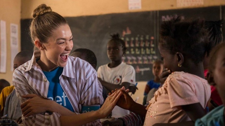 Gigi Hadid in Senegal