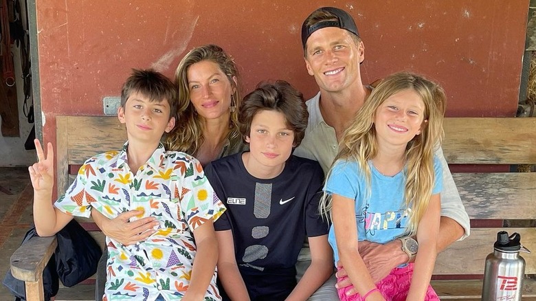 Gisele Bündchen and her family on Instagram