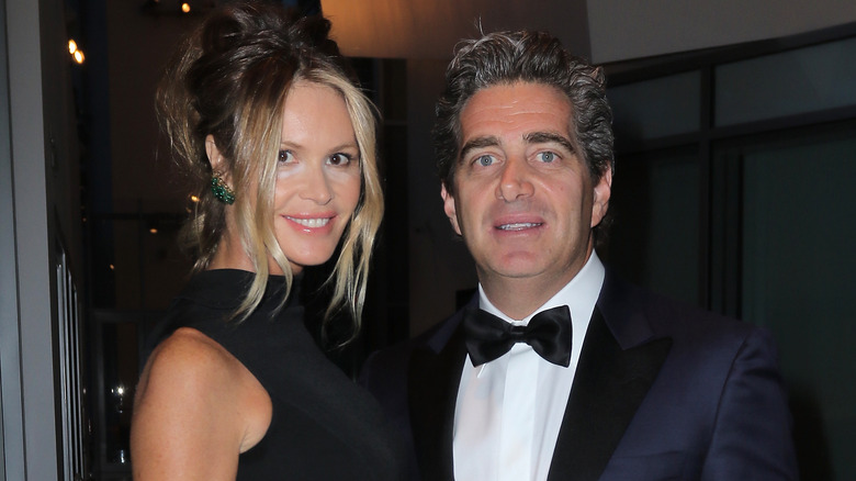 Jeffrey Soffer poses with his ex-wife Elle MacPherson