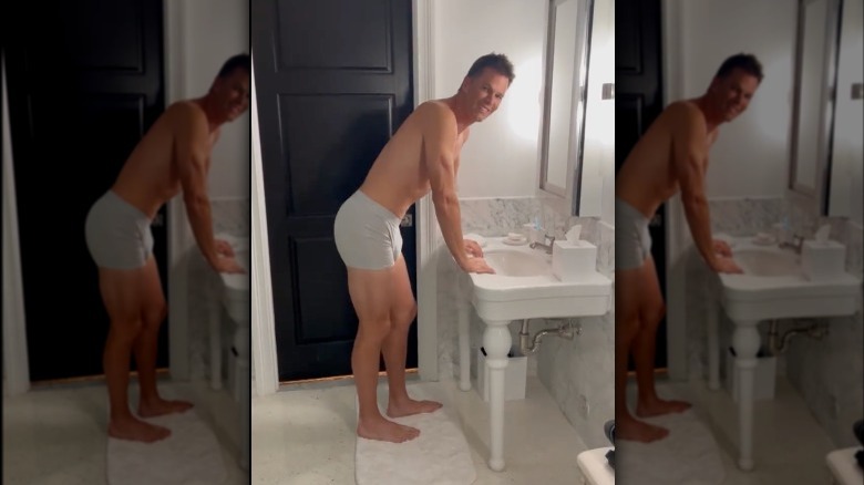 Tom Brady in his underwear