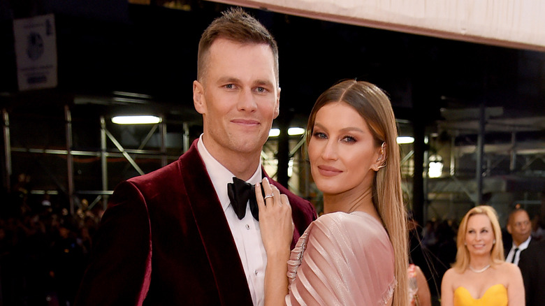 Tom Brady and Giselle Bündchen on the red carpet