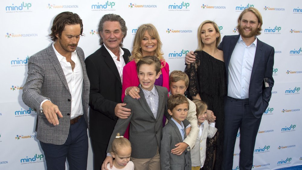 Goldie Hawn, Kurt Russell, Kate Hudson, Oliver Hudson, and more