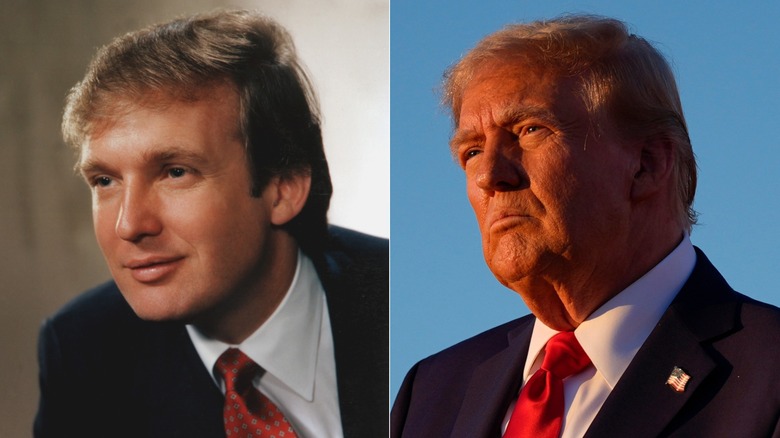 Donald Trump in 1983 and 2024