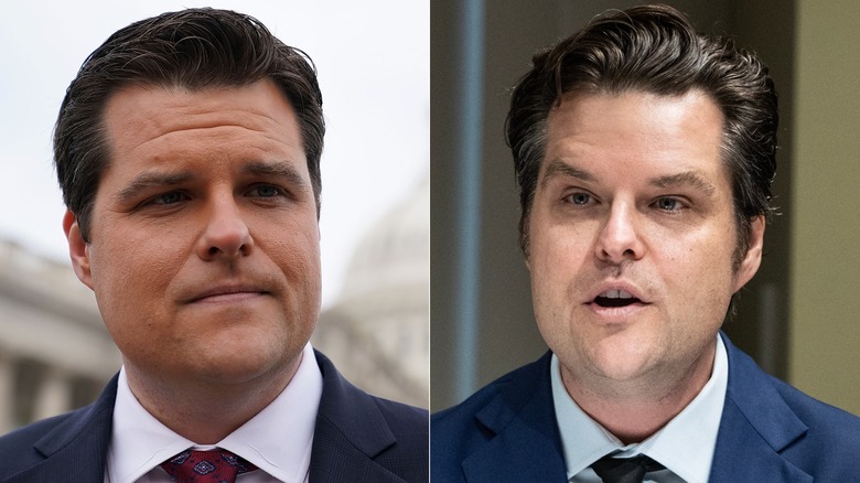 Matt Gaetz in 2017 and 2024